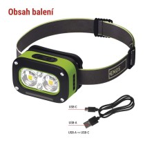 LED nabíjecí čelovka P3545, 175 lm, 50 m, Li-Pol 800 mAh
