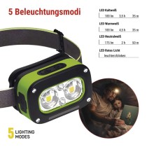 LED aufladbare Stirnlampe P3545, 175 lm, Li-Pol 800 mAh