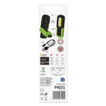COB LED + LED įkraunamas darbo žibintas P4531, 400 lm, 2000 mAh