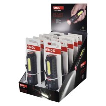 Dobíjacia plastová baterka LED P4720, 120 lm, 10 KS, display box