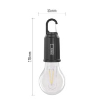 LED izzó USB tápegységgel 9db, box