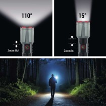LED nabíjacie kovové svietidlo 300 lm, 700 mAh