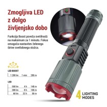 LED Polnilna svetilka kovinska 1200 lm, 2200 mAh