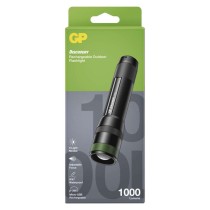 CREE LED nabíj. svietidlo GP CR42, 1000 lm, 2600 mAh, fokus + Li-ion 18650