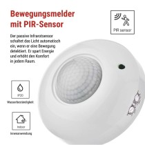 Bewegungsmelder (PIR-Sensor) IP20 1200W Weiss