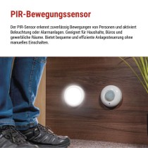 Bewegungsmelder (PIR-Sensor) IP20 1200W Weiss