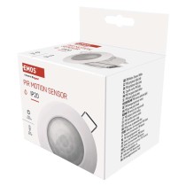 PIR kustību sensors, IP20, 1200 W, balts