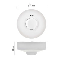 Mikrohullámú érzékelő (mozgásérzékelő) IP20 1200W, fehér