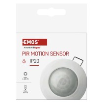 PIR senzor (pohybové čidlo) IP20 1200W, bílý