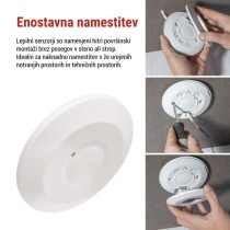 Mikrovalovni senzor (senzor gibanja) IP20 2000W, bel