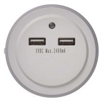 EMOS LED éjjeli fény + 2x USB