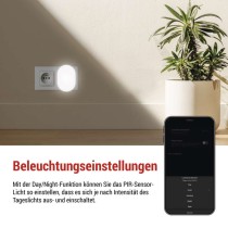 GoSmart PIR-Sensor (Bewegungssensor) mit Nachtlicht, WiFi