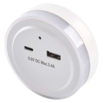 Nočna lučka 3 LED 230V s fotosenzorjem