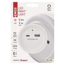 Nočna lučka 3 LED 230V s fotosenzorjem