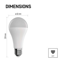 Set GoSmart: 3x LED Lampe E27 / 14W / RGB / dimmbar / WiFi