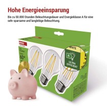 LED Lampe Filament A60 A CLASS/ E27 / 3,8 W (60 W) / 806 lm / Warmweiß