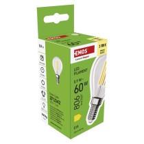 LED Lampe Filament Mini Globe / E14 / 5,9 W (60 W) / 806 lm / Warmweiß