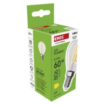 LED Lampe Filament Mini Globe / E14 / 5,9 W (60 W) / 806 lm / Neutral Weiß