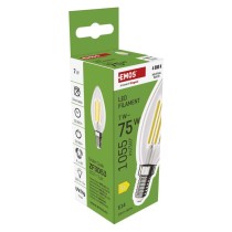 LED Lampe Filament Candle / E14 / 7 W (75 W) / 1055 lm / Neutralweiß