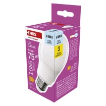 LED Lampe Classic A60 / E27 / 9,5 W (75 W) / 1055 lm / Kalt-Weiß
