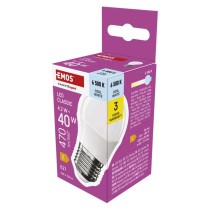 LED Lampe Classic Mini Globe / E27 / 4,2 W (40 W) / 470 lm / Kalt-Weiß