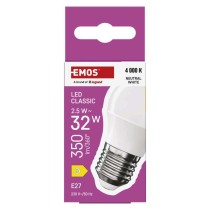 LED Lampe Classic Mini Globe / E27 / 2,5 W (32 W) / 350 lm / Neutral Weiß