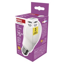 LED Lampe Classic A60 / E27 / 9,5 W (75 W) / 1055 lm / Neutral Weiß