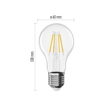 LED Lampe Filament A60 / E27 / 3,4 W (40 W) / 470 lm / Neutral Weiß