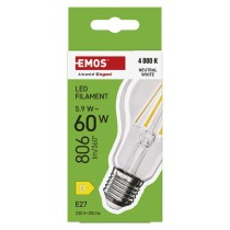 LED Lampe Filament A60 / E27 / 5,9 W (60 W) / 806 lm / Neutral Weiß