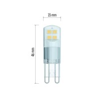 LED Lampe Classic JC / G9 / 1,9 W (22 W) / 210 lm / Warmweiß