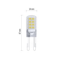 LED Lampe Classic JC / G9 / 2,5 W (32 W) / 350 lm / Neutralweiß