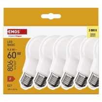 LED žarnica Basic A60 / E27 / 9,4 W (60 W) / 806 lm / Toplo bel