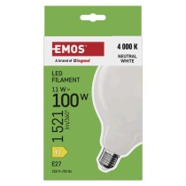 LED Lampe Filament G125 / E27 / 11 W (100 W) / 1521 lm / Neutral Weiß
