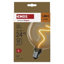 LED Lampe DECO CG125A / E27 / 4,5 W (24 W) / 240 lm / flame