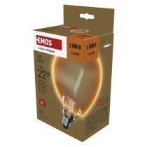 LED Lampe DECO G130OA / E27 / 4 W (22 W) / 220 lm / flame