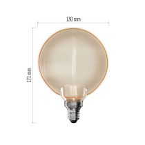 LED Lampe DECO G130OA / E27 / 4 W (22 W) / 220 lm / flame