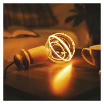 LED žárovka DECO G130SRA / E27 / 4 W (22 W) / 220 lm / flame