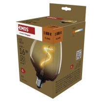 LED Lampe DECO S123 / E27 / 4 W (16 W) / 150 lm / flame