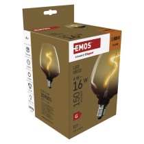 LED žárovka DECO S123 / E27 / 4 W (16 W) / 150 lm / flame