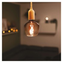 LED žárovka DECO S123 / E27 / 4 W (16 W) / 150 lm / flame