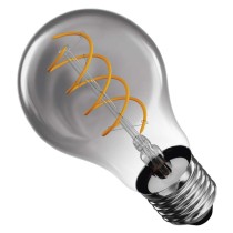 LED Lampe DECO SMOKED A60 / E27 / 4,5 W (19 W) / 180 lm / flame
