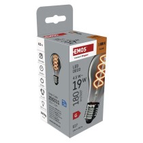 LED žárovka DECO SMOKED A60 / E27 / 4,5 W (19 W) / 180 lm / flame