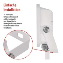 LED reflektor SIMPO 10 W, weiß, neutralweiß