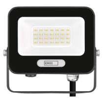 LED reflektor GLARO 20W, černý, IP65, 2000 lm, neutrální bílá