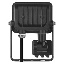 LED reflektor GLARO s pohybovým čidlem, 10 W, černý, IP54, 1000 lm, neutrální bílá