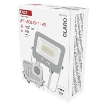 LED reflektor GLARO s pohybovým čidlem, 20 W, bílý, IP54, 2000 lm, neutrální bílá