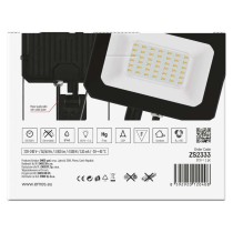 LED reflektor SIMPO s pohybovým čidlem, 30 W, černý, neutrální bílá