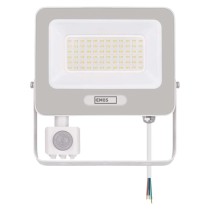 LED reflektor GLARO s pohybovým čidlem, 50 W, bílý, IP54, 5000 lm, neutrální bílá