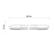 Żarówka LED liniowa T8 9,4 W 60 cm zimna biel, 25 szt.