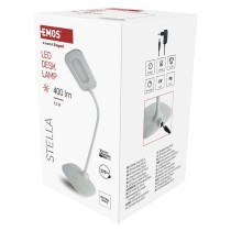 LED stolní lampa STELLA, bílá
